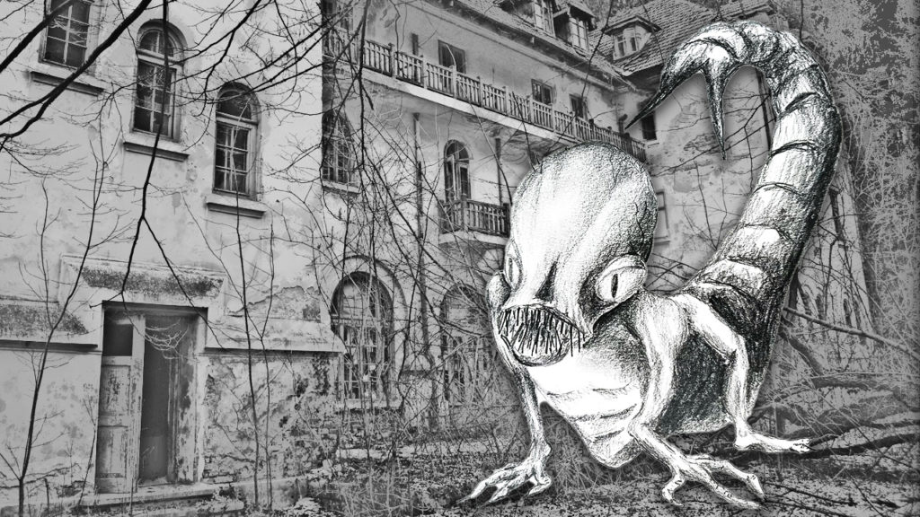 how to draw a scary drawing