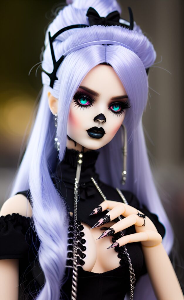 a goth Barbie