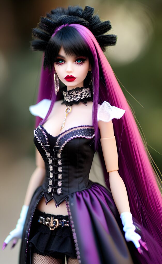 a goth Barbie