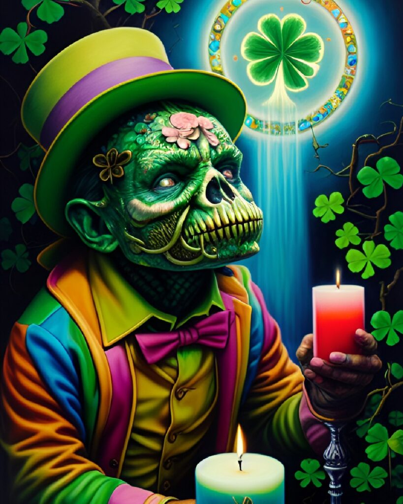 spooky March leprechaun