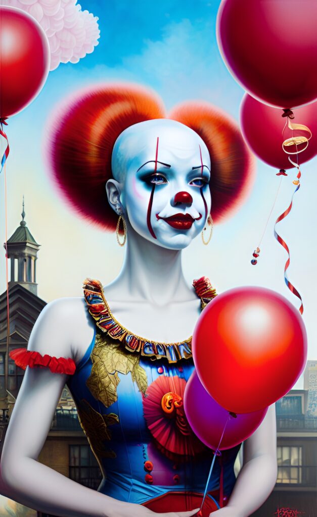 if Pennywise were female she'd look like this.