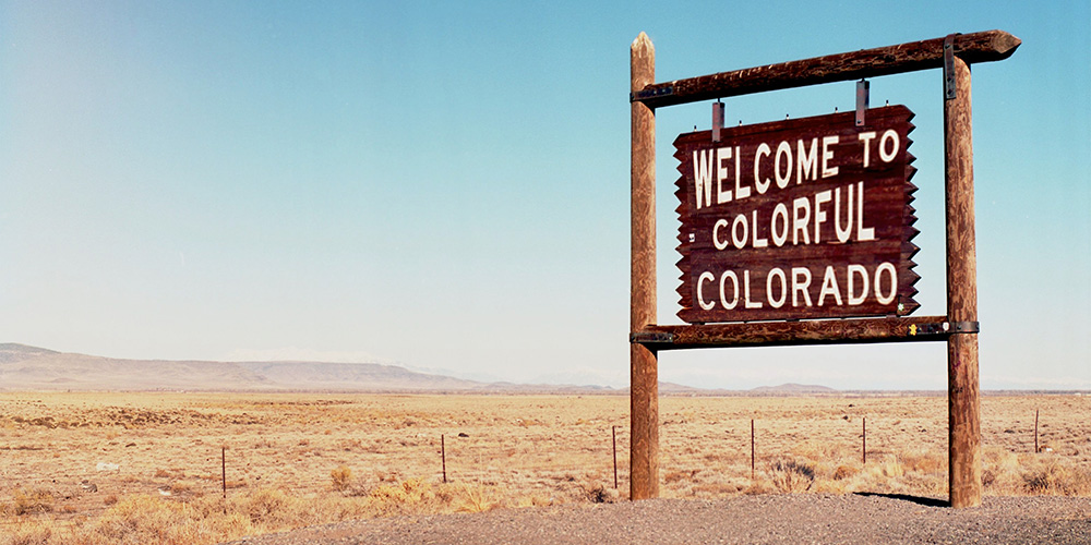 Welcome to Colorful Colorado sign for personal paranormal stories